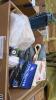 Batting, books, kids toys, time tripper game, rug pad, napkins, pillows, Frederick Douglass books Poly Q, transformer, Dan, sheets, rainbow scratch, stainless steel bottle, charger, & More - 2