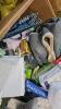 Batting, books, kids toys, time tripper game, rug pad, napkins, pillows, Frederick Douglass books Poly Q, transformer, Dan, sheets, rainbow scratch, stainless steel bottle, charger, & More - 4