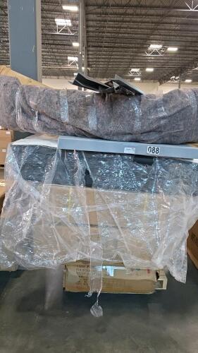 Miscellaneous furniture, mattress, left arm sofa