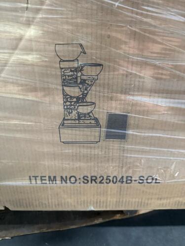 Miscellaneous furniture, fountain, Bellamy Two pack chairs, truck box FOURMI distribution, TYC 11&ndash;6 758&ndash;90 folding table, Bissell vacuum& More