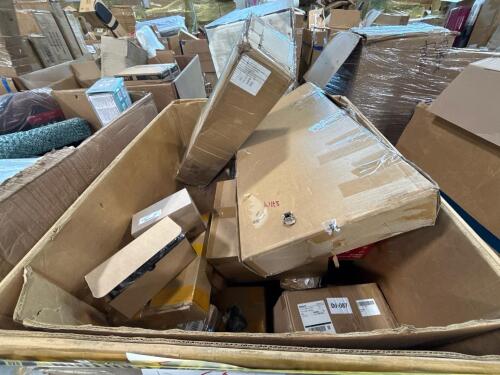 Miscellaneous pallet, auto parts, sprayers, industrial goods, Ford Park, metal brackets batteries, & More