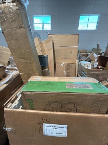 Storage shed, mattress, Ford automotive part, folding table and more