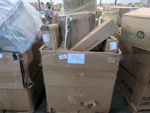 Lighting, fan, Dom woods, weight rack, table, sprayer, machete, & More