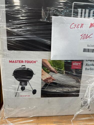 Weber charcoal grill, Delta universal showering, traffic, cone bar and more