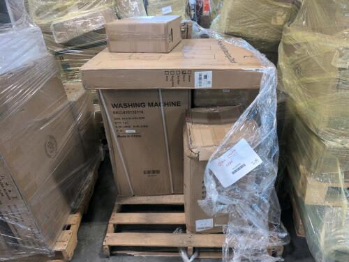 Pro series 12v jump starter, stacking chairs, four-piece teslan, washing machine, and more