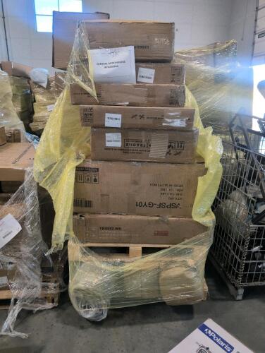 (3) rolled mattresses and deck boxes