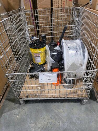 vevor toe Jack, wheel rim, wrote, and other industrial and automotive items