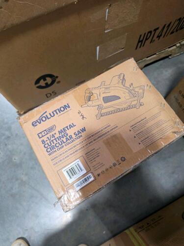 evolution 8x1/4-in metal cutting circular saw with chip collection