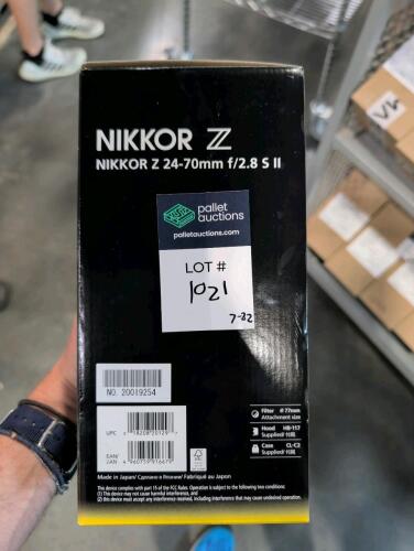 Nikon NIKKOR Z Mount 24&ndash;7 0MM, F/2.8 SII