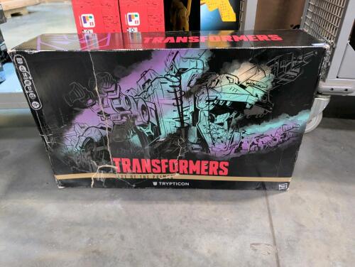 Legos: three Pikachu and poke ball and transformers trypticon