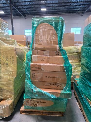 Pull out sofa bed, deck boxes, KORSER