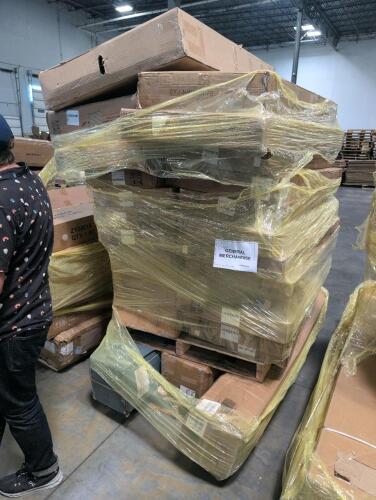 3 rolled mattresses, deck boxes