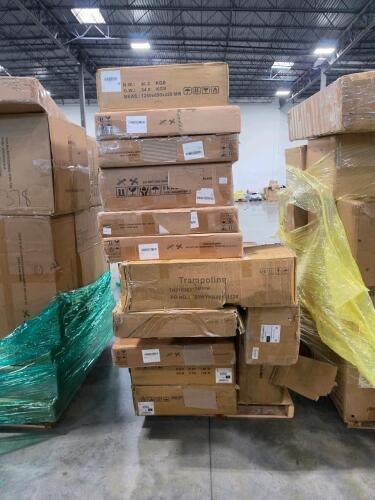 trampoline, deck boxes, and more