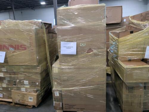 Miscellaneous furniture, storage boxes, chair, gas double burner, & More