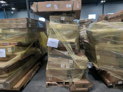 Sofa, auto part, deck boxes, bed pieces and more