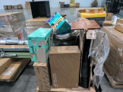Rascals diapers, pampers diapers, ROGSTRIX 27 inch monitor, office chair, cutting board, brexhaust & more