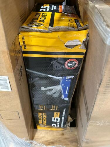 Bench, GLARRY instrument, yellow jacket floor jack, bicycle,fire pit andmore