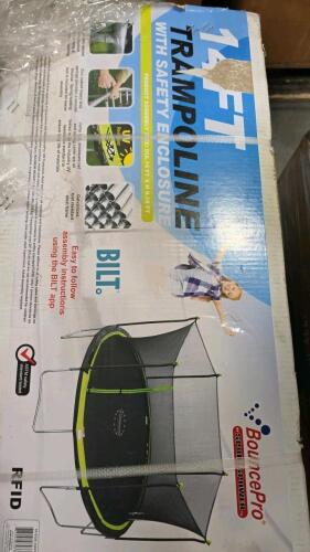 Large rolled mattress, GARVEE product, 14 ft trampoline, and more