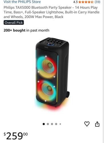 Philips party speaker 5000 series