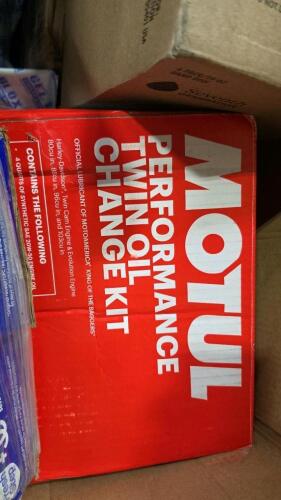 Storage totes, Palmolive soap, cascade, shipping packs oil change kit, disinfectant spray, & More