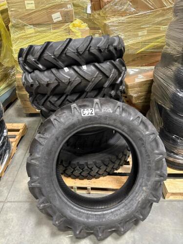 7 large tractor style tires