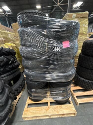 29 small golf cart style tires with rims