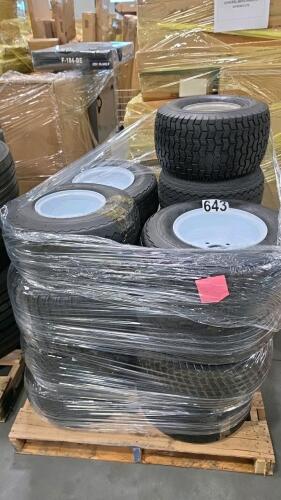 (18) golf cart tires with rims
