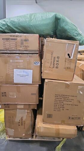 Miscellaneous furniture, automotive parts, reclining sofa piece, & More