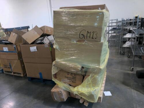 Jasion EB5 black e bike, loveseat, steel cabinet, and rolled mattresses