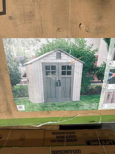 lifetime outdoor storage shed 60512