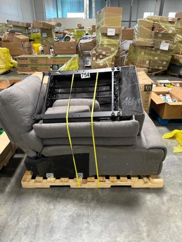 abbyson couch appears to be used/return