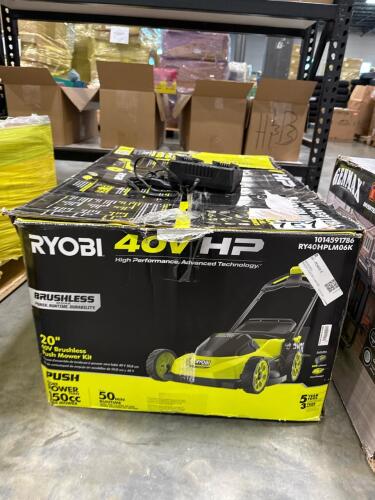 Ryobi 40 volt HP 20-in brushless push mower