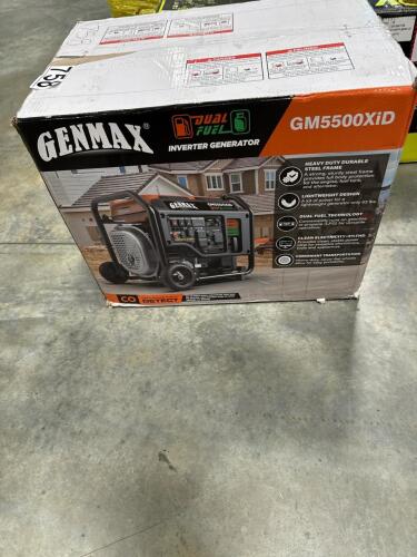 genmax inverter generator gm5500xid