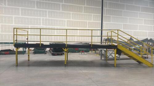 large yellow steel platform