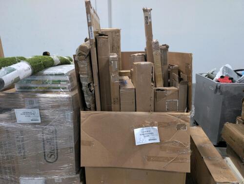 F 50 series insignia TV, mirror, lines, fence, furniture, & More