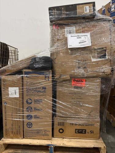 Chair, curved monitor, BOWNET, Suncast storage box, bench, equator combo microwave oven, COLAMY chair, & More