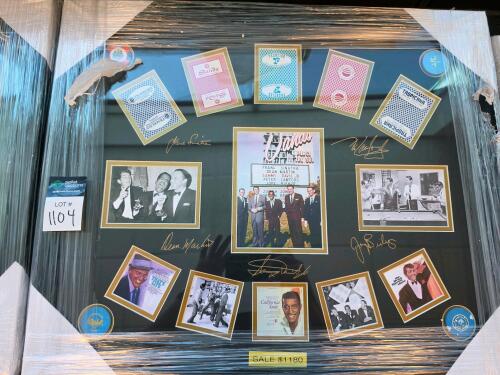 Brat pack old style las vegas framed art