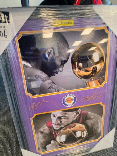 Kobe and LeBron MVP memorabilia