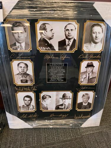 Gangster Legends framed collectable