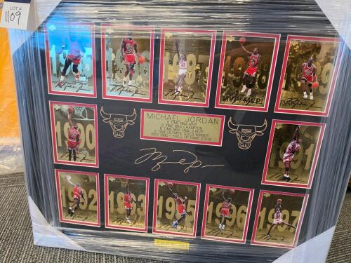 Michael Jordan framed collectible