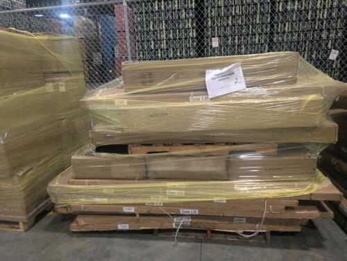 Multiple door panels, deck box, miscellaneous furniture