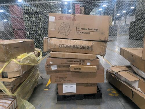 Rocking chair, deck boxes and more