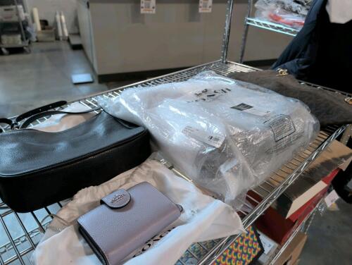 (3) coach bags and Michael kors purse