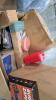 Bugs Ara, chair, wrapping paper, storage tower, garbage bin, magazines, chair piece, sewer hose, paper towels, & More - 2