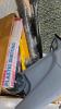 Large garbage can, blankets, fuzzy friends car wash stickers, plastic sheeting, step ladder, helmet cover, flashcards, mopheads, & More - 2