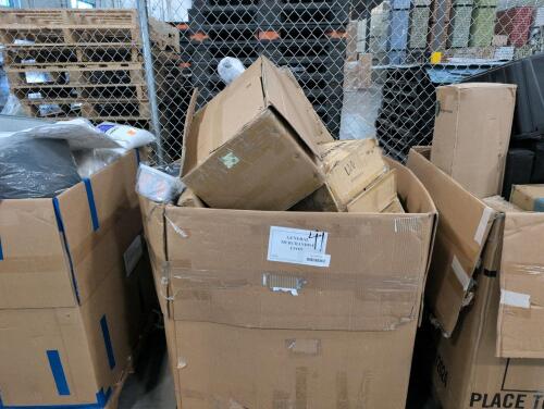 Bench, fencing, memory foam twin xl , planter, rolled material, camping cot and more