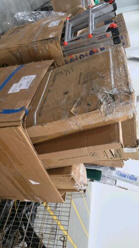 Miscellaneous furniture, rolled material, GARVEE carport piece does not appear complete, & More