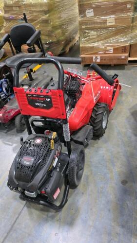 Pro XLDRT Tiller does have damage, Troy bilt pressure washer not tested condition unknown