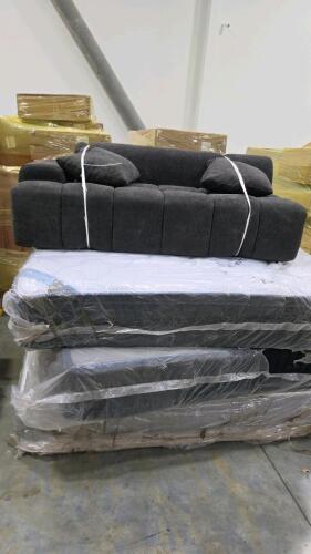 Multiple mattresses, sofa out of box