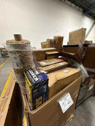 Auto parts, TCL 50 inch TV, Concord urban steel bike, safety ladder, rug, window awning, furniture & More